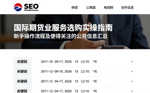 国际期货行业服务选购实操指南新手操作流程及值得关注的公开信息汇总